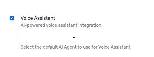AI Voice Assistant Settings and Agent Configuration