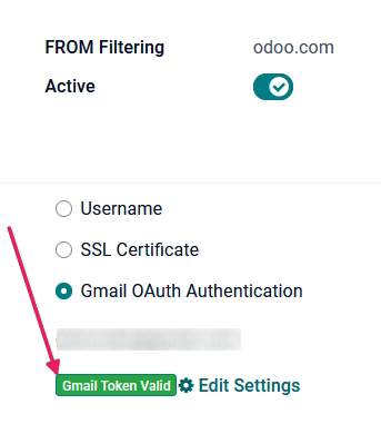 Configurar servidores de correo electrónico salientes en Odoo.