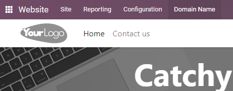 Cliquer sur les noms de domaine d'un site Odoo